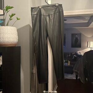 Brand New Black Faux Leather Leggings